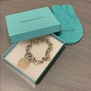 Tiffany & Co. Sterling Silver Heart Bracelet